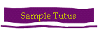 Sample Tutus